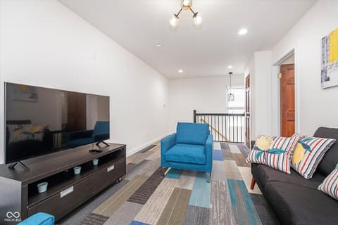 Living room at 1009 Harrison Street, Indianapolis, IN