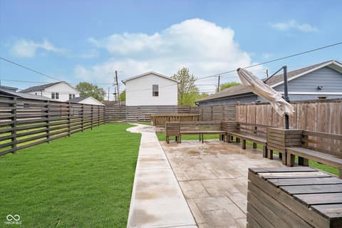 Yard at 1009 Harrison Street, Indianapolis, IN