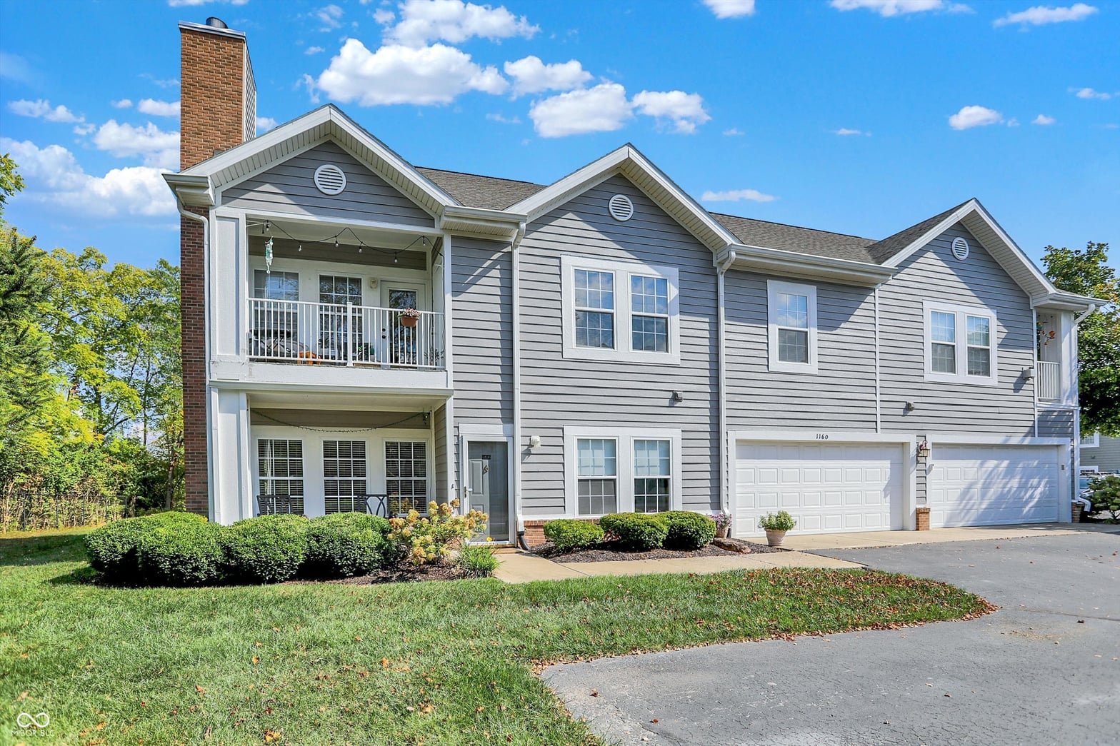 Front exterior at 1160 Shadow Ridge Road, Carmel, IN