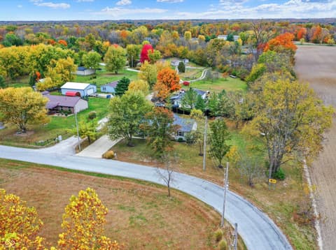 Aerial view at 22304 Craig Avenue, Noblesville, IN