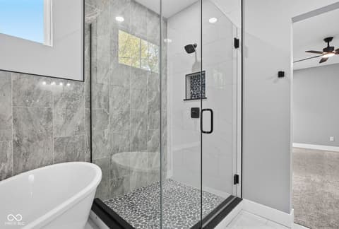 Bathroom at 58 N Kealing Avenue, Indianapolis, IN