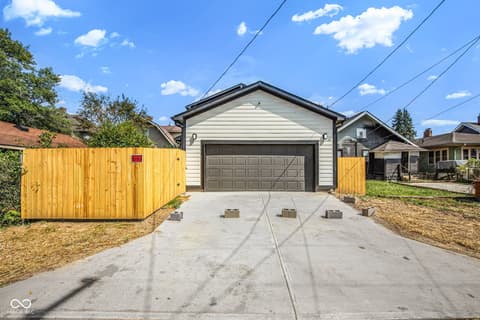 Garage at 58 N Kealing Avenue, Indianapolis, IN