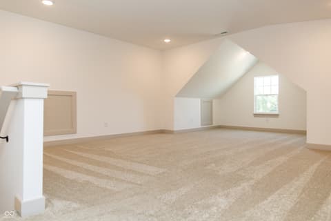 Bonus room at 1521 Tupelo Drive, Greenfield, IN