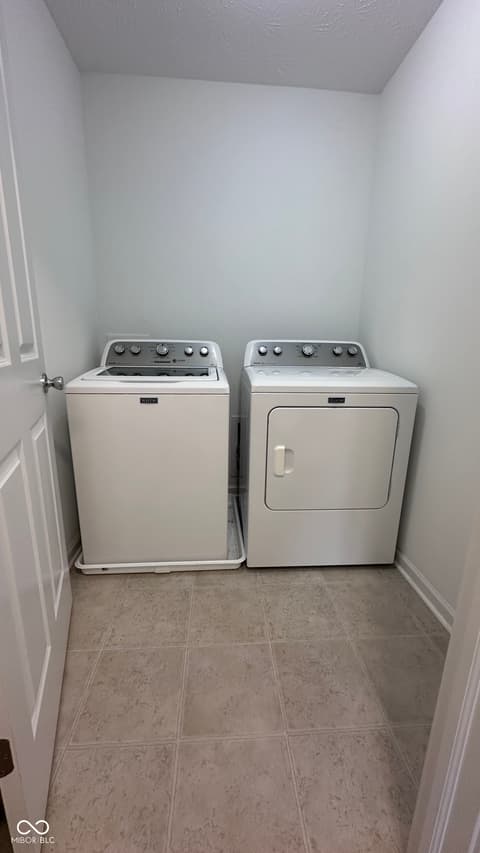 Laundry room at 1226 Arlington Drive, Greenfield, IN
