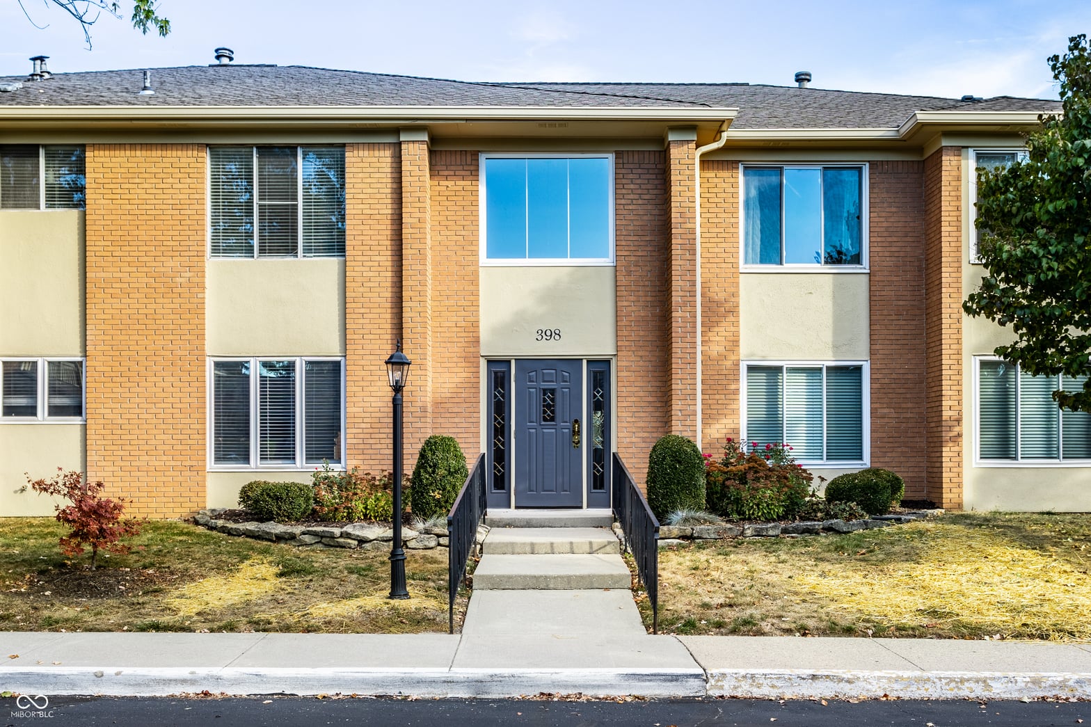 Front exterior at 398 Hunters Lane, Carmel, IN