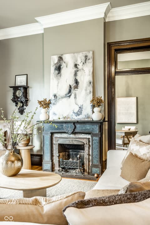 Living room at 1514 N College Avenue, Indianapolis, IN