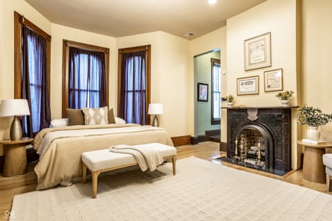 Primary bedroom at 1514 N College Avenue, Indianapolis, IN