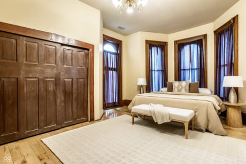 Primary bedroom at 1514 N College Avenue, Indianapolis, IN