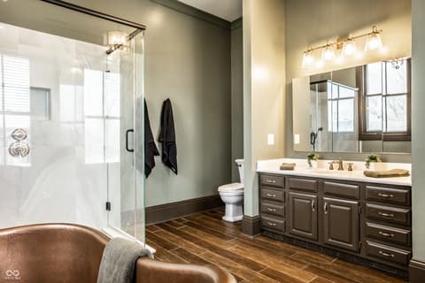 Primary bathroom at 1514 N College Avenue, Indianapolis, IN