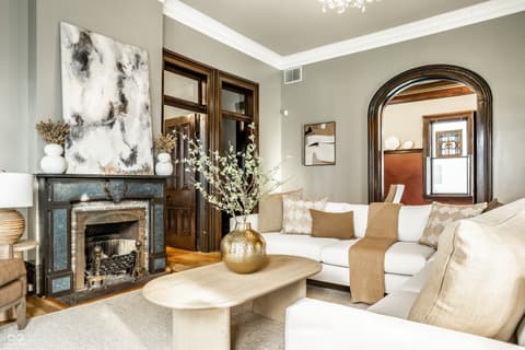 Living room at 1514 N College Avenue, Indianapolis, IN