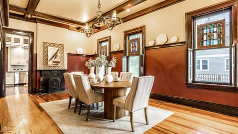 Dining room at 1514 N College Avenue, Indianapolis, IN