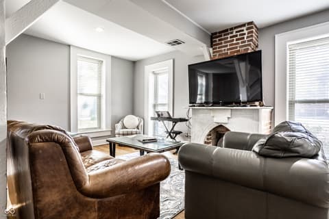 Living room at 1514 N College Avenue, Indianapolis, IN