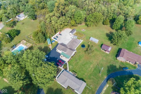 Aerial view at 4650 E Shady Lane, Mooresville, IN