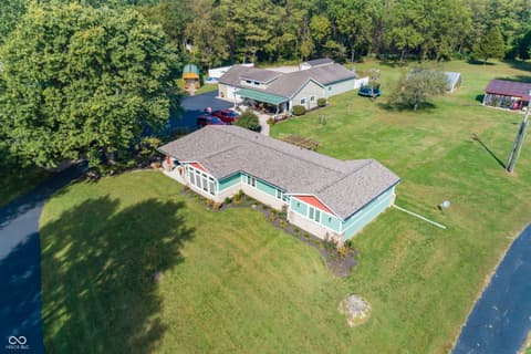 Aerial view at 4650 E Shady Lane, Mooresville, IN
