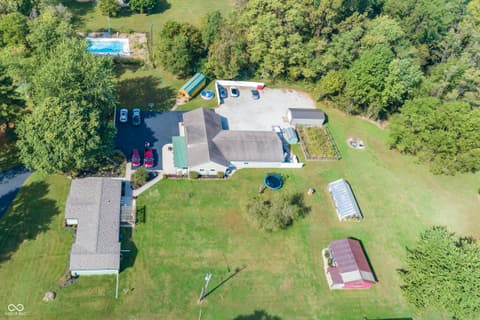 Aerial view at 4650 E Shady Lane, Mooresville, IN