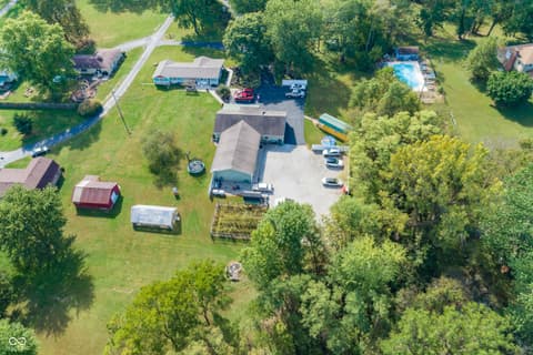 Aerial view at 4650 E Shady Lane, Mooresville, IN