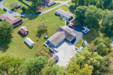 Aerial view at 4650 E Shady Lane, Mooresville, IN