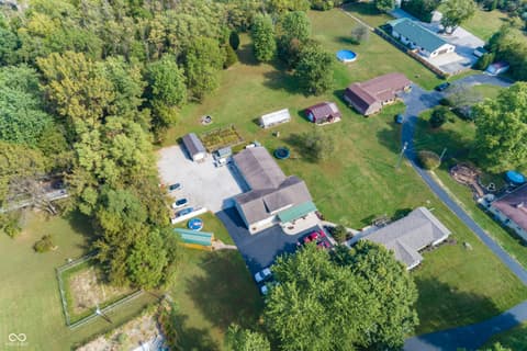 Aerial view at 4650 E Shady Lane, Mooresville, IN