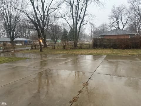 Outdoor living area at 7050 Rockville Road, Indianapolis, IN