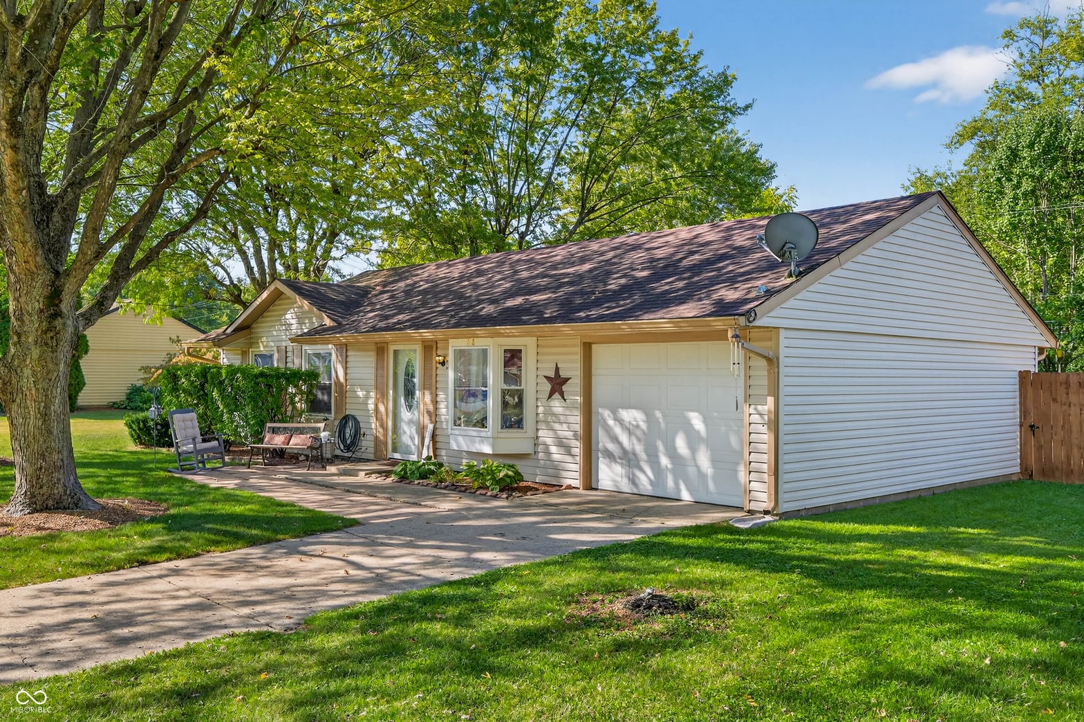 Front exterior at 248 Old Trail Drive, Bargersville, IN
