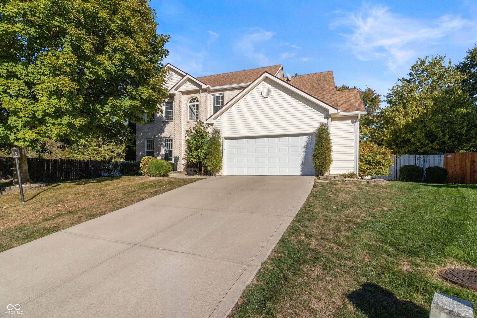 Front exterior at 10514 Hawks Ridge Court, Fishers, IN