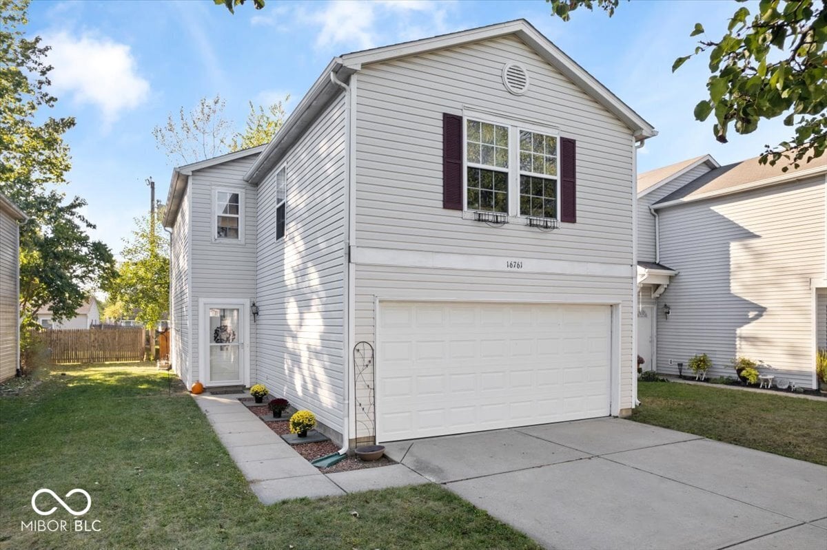 Front exterior at 16761 Lowell Drive, Noblesville, IN