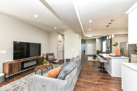 Living room at 1821 S East Street, Indianapolis, IN