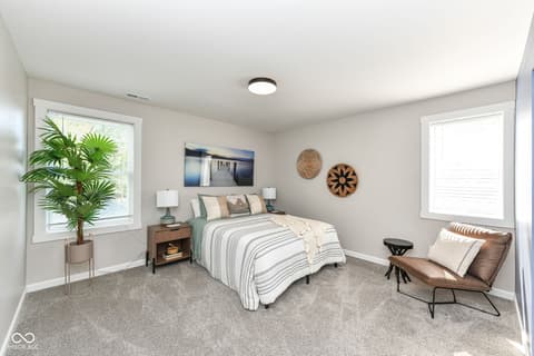 Bedroom at 1821 S East Street, Indianapolis, IN