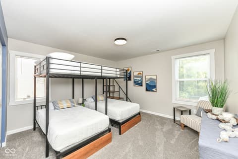 Bedroom at 1821 S East Street, Indianapolis, IN
