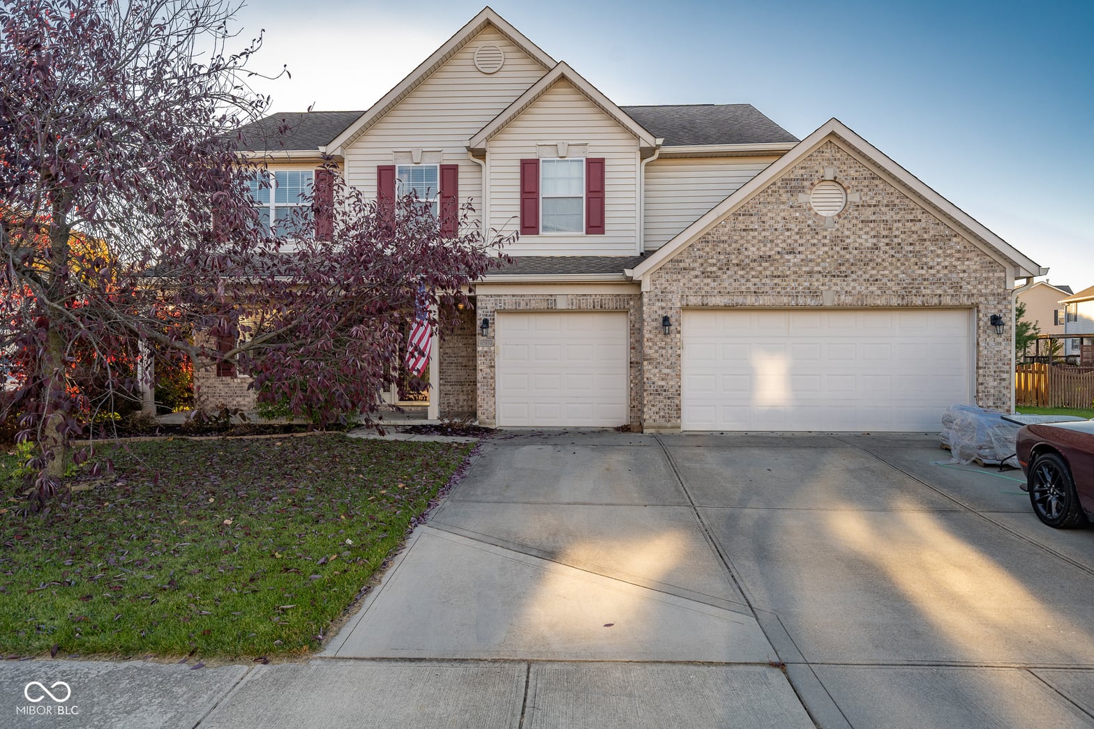 Front exterior at 5733 Yorktown Road, Plainfield, IN