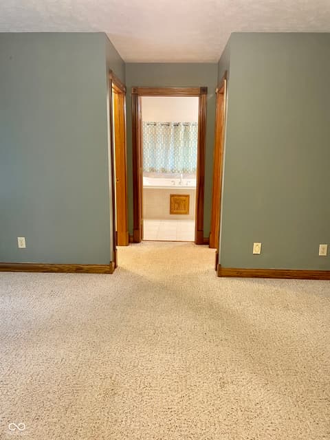 Primary bedroom at 1564 W County Road 1050 S, Cloverdale, IN