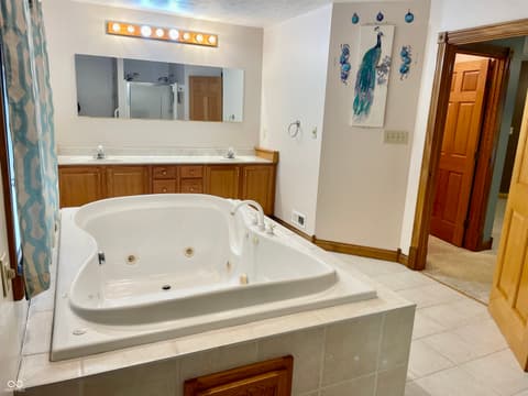 Primary bathroom at 1564 W County Road 1050 S, Cloverdale, IN