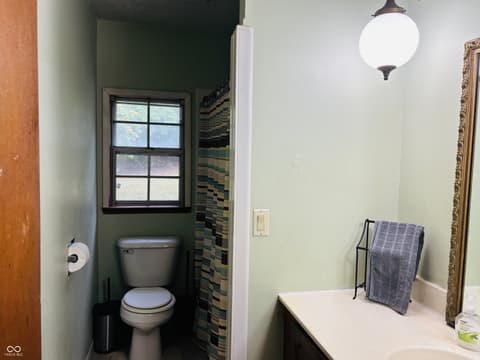 Bathroom at 875 W Malone Drive, Connersville, IN