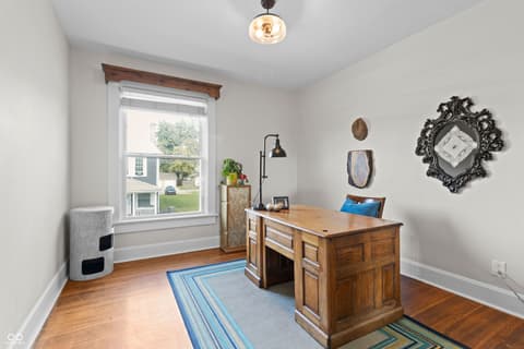 Home office at 1401 Marlowe Avenue, Indianapolis, IN