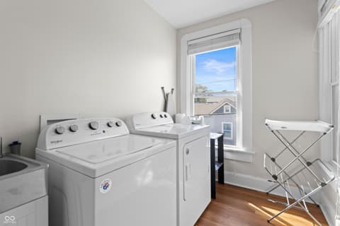 Laundry room at 1401 Marlowe Avenue, Indianapolis, IN