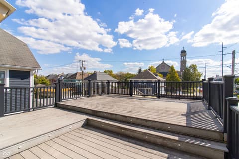 Outdoor living area at 1401 Marlowe Avenue, Indianapolis, IN