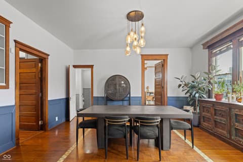 Dining room at 1401 Marlowe Avenue, Indianapolis, IN