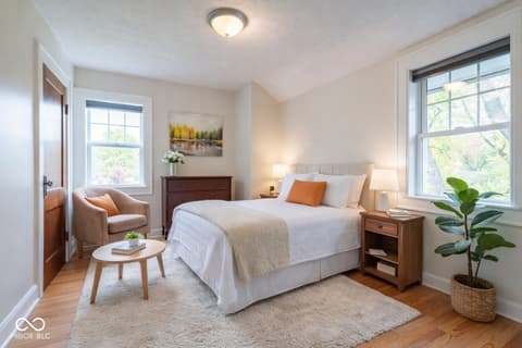 Bedroom at 6415-6419 N Michigan Road, Indianapolis, IN