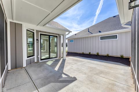 Outdoor living area at 16098 Quarter Pole Lane, Westfield, IN