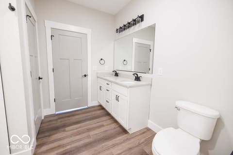 Bathroom at 110 Pin Oak Road, Spencer, IN