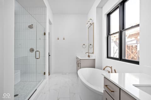 Primary bathroom at 17334 Ditch Road, Westfield, IN