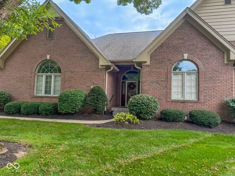 Front exterior at 1701 Pathway Drive N, Greenwood, IN