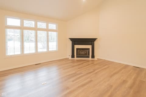 Living room at 1701 Pathway Drive N, Greenwood, IN