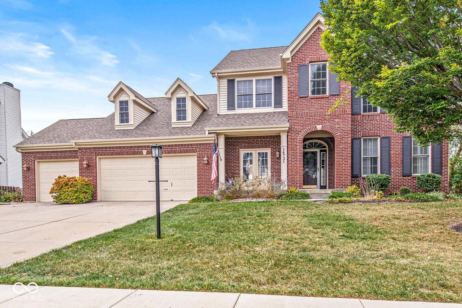 Front exterior at 14731 Rosebud Drive, Noblesville, IN