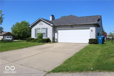Front exterior at 3652 Lacebark Drive, Indianapolis, IN