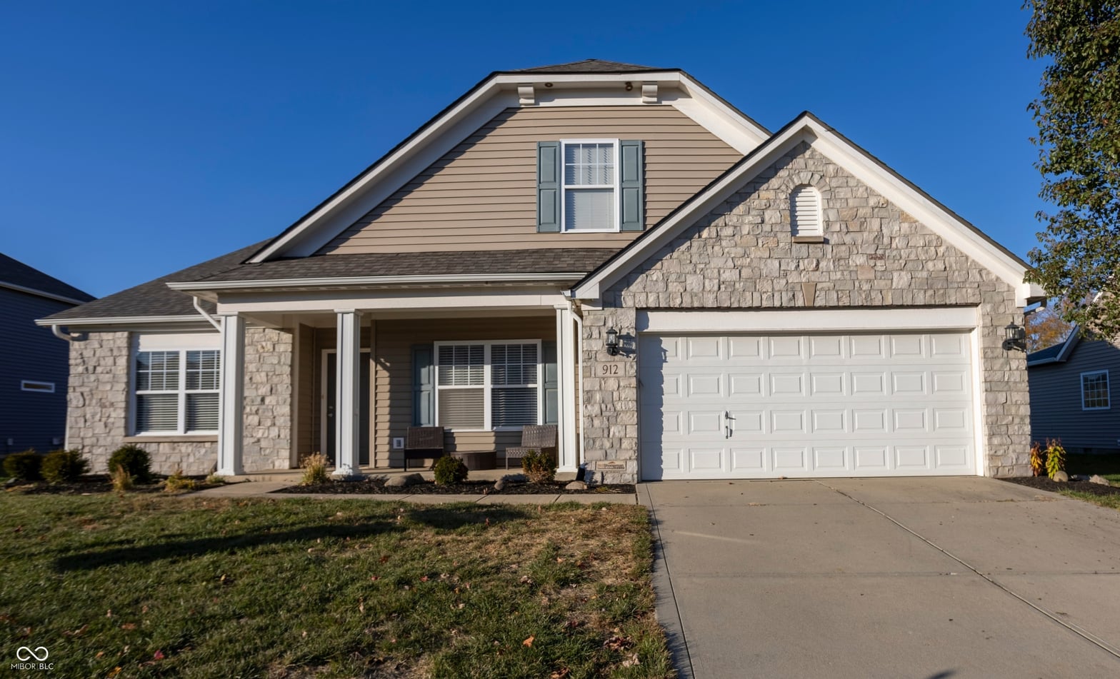 Front exterior at 912 Burgess Hill Pass, Westfield, IN