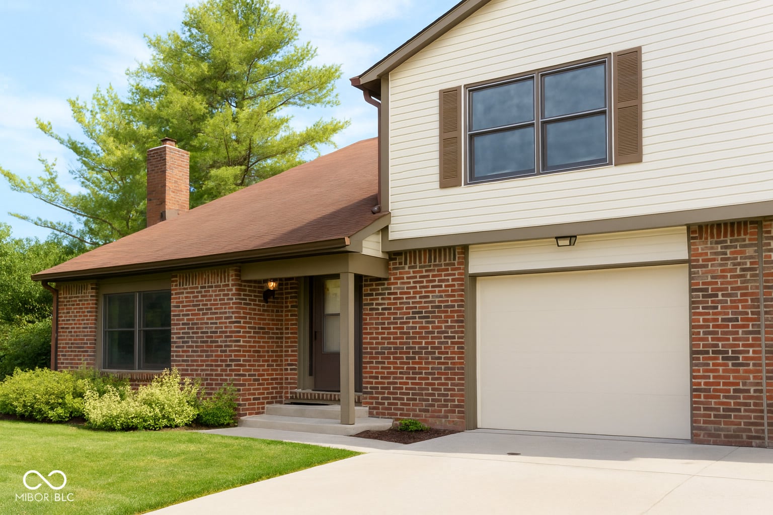 Front exterior at 8409 Chapel Pines Drive, Indianapolis, IN