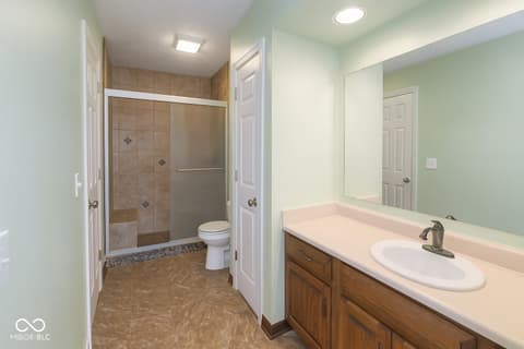 Bathroom at 8409 Chapel Pines Drive, Indianapolis, IN