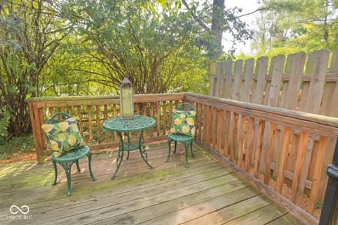 Outdoor living area at 8409 Chapel Pines Drive, Indianapolis, IN