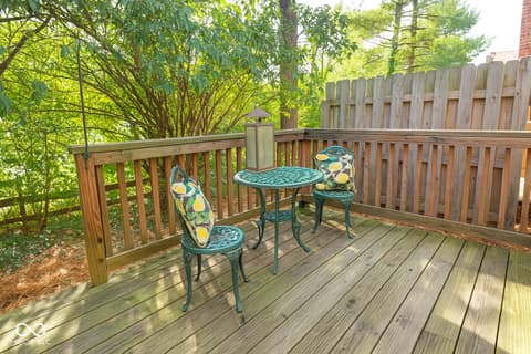 Outdoor living area at 8409 Chapel Pines Drive, Indianapolis, IN